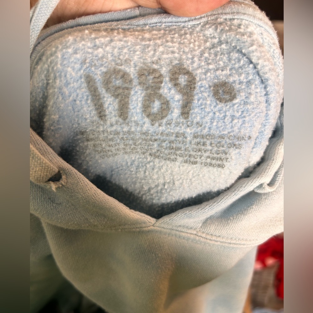 Taylor swift 1989 blue tie dye hoodie - Picture 2 of 6